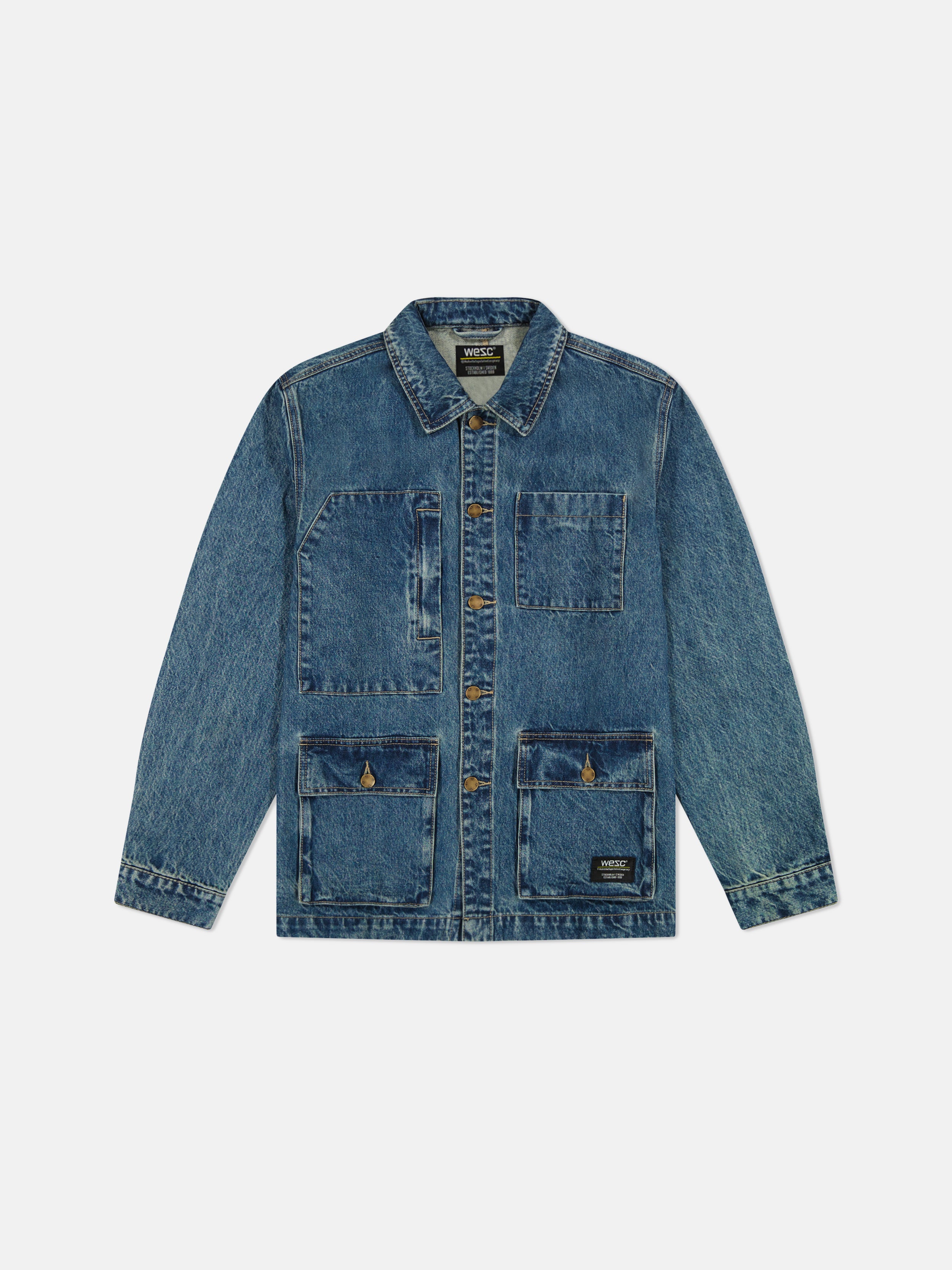 Back view of the denim layer