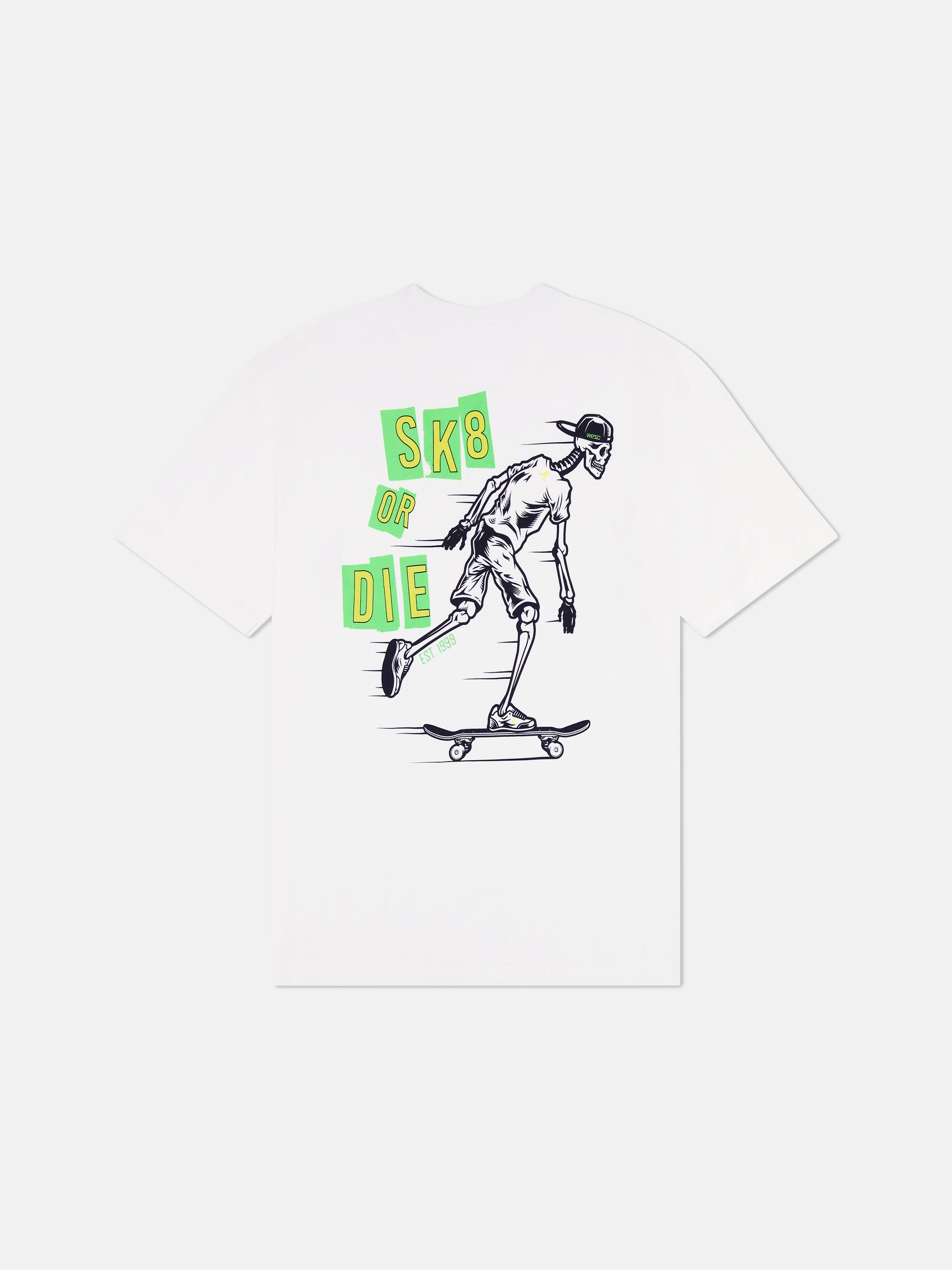 Back print and oversized cut