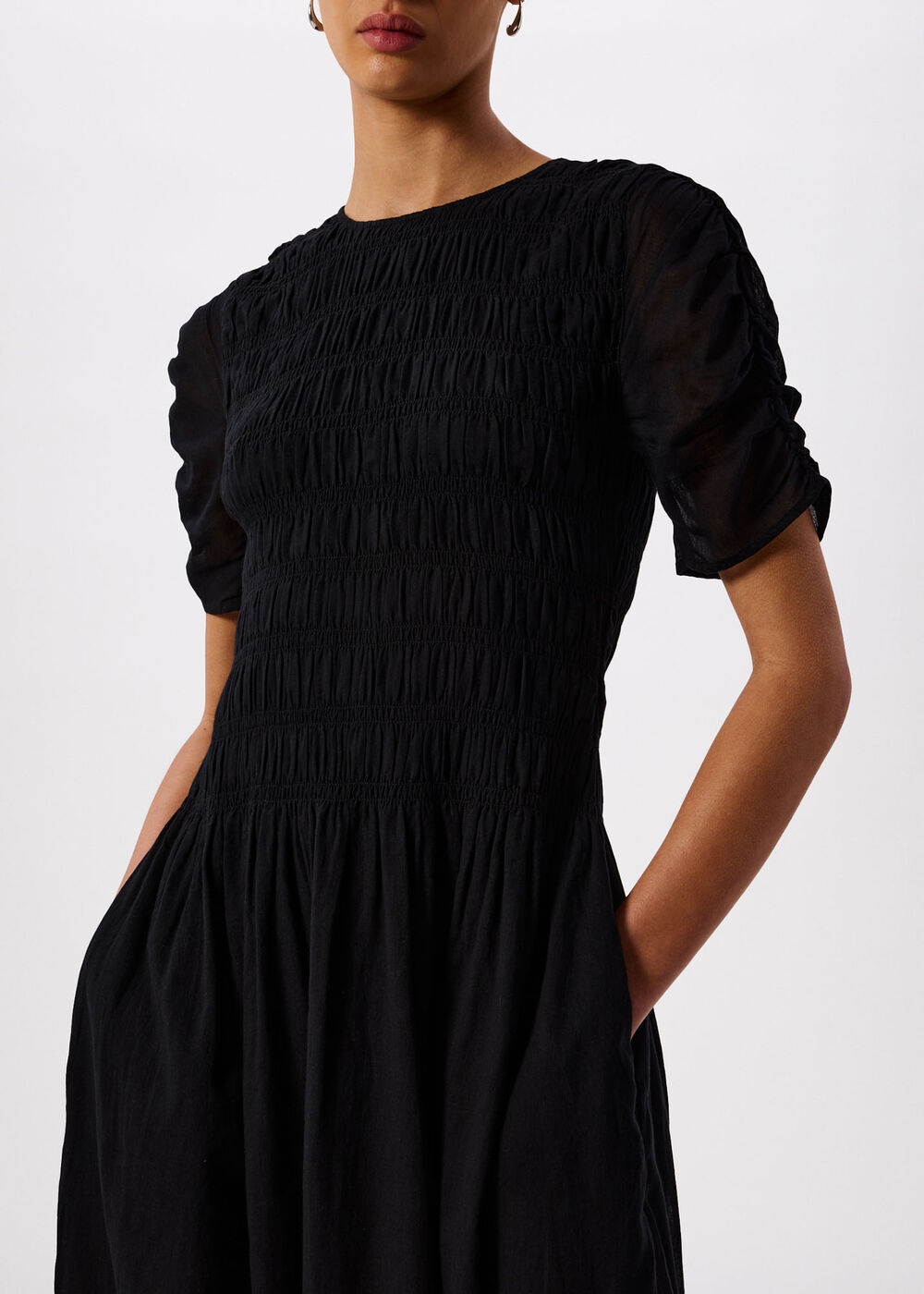 Avery Smocked Dress — alternate angle