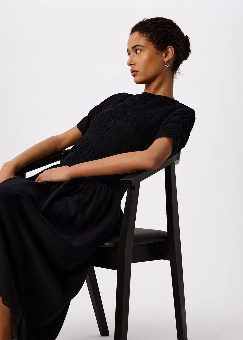 Avery Smocked Dress — side or back view