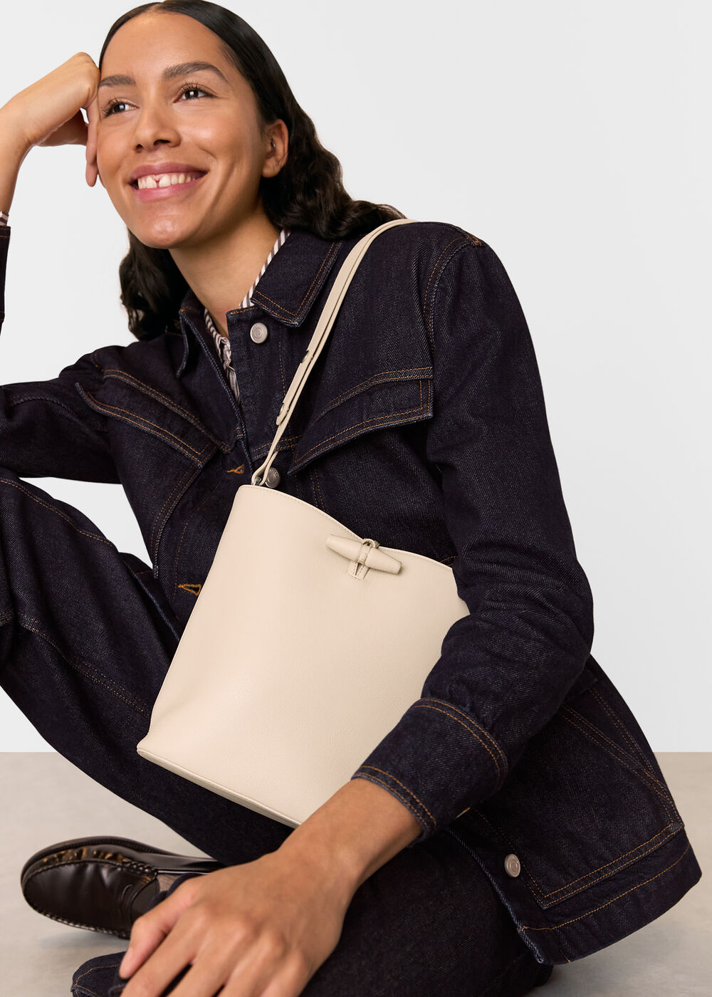 Cleo Toggle Bucket Bag — alternate angle