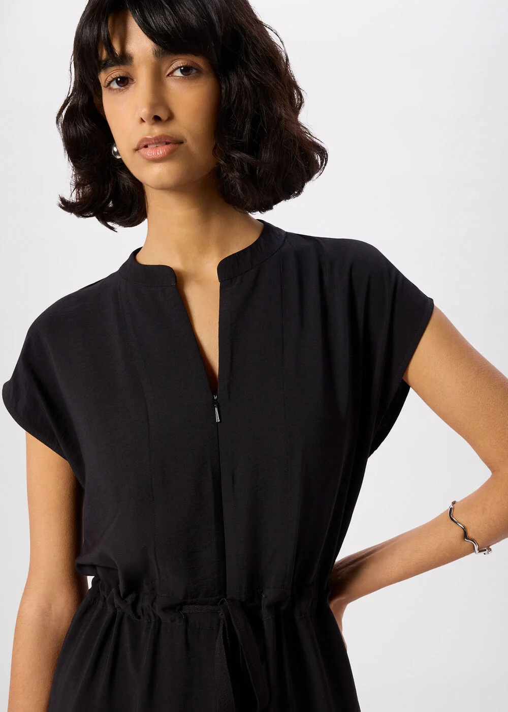Sleeveless Drawstring Jumpsuit — alternate angle