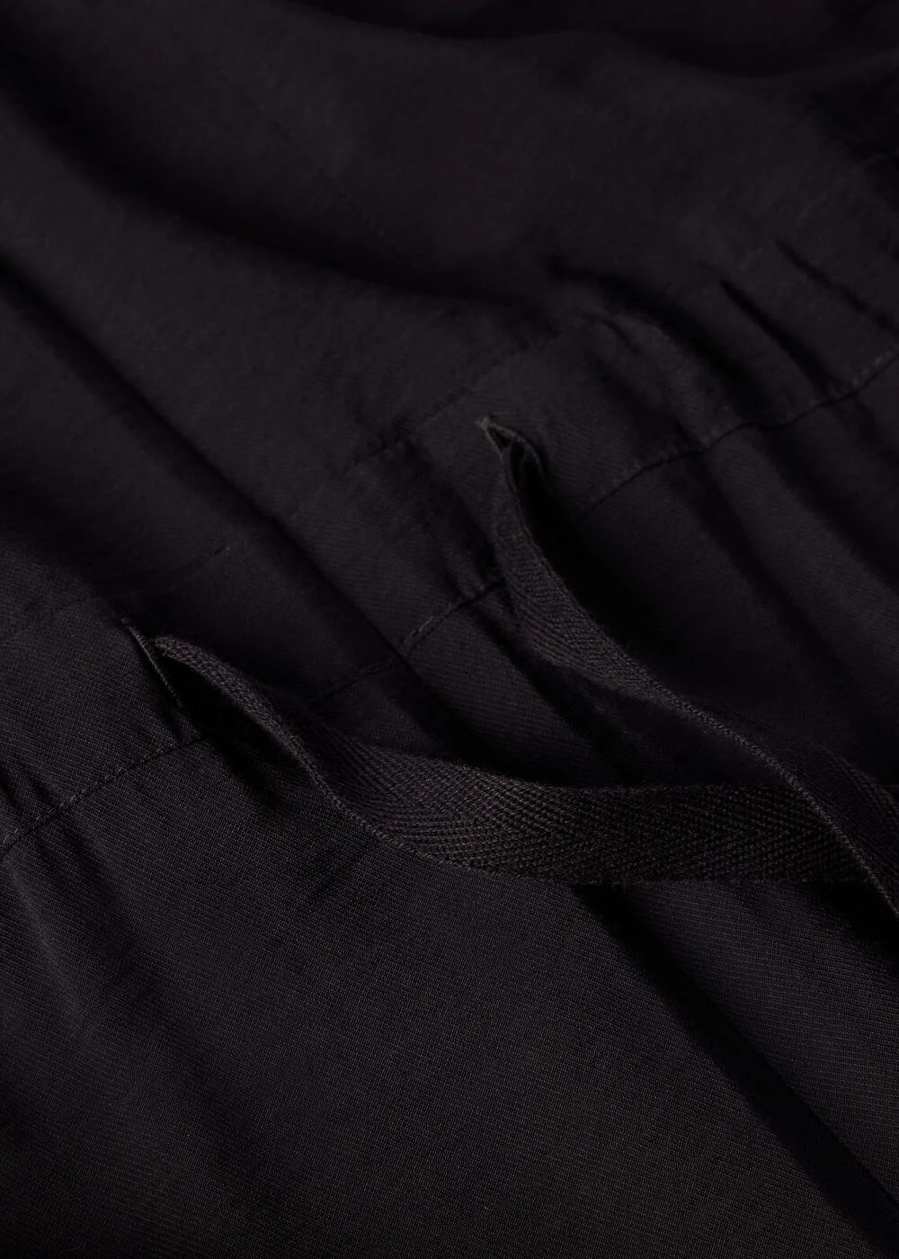 Sleeveless Drawstring Jumpsuit — detail view