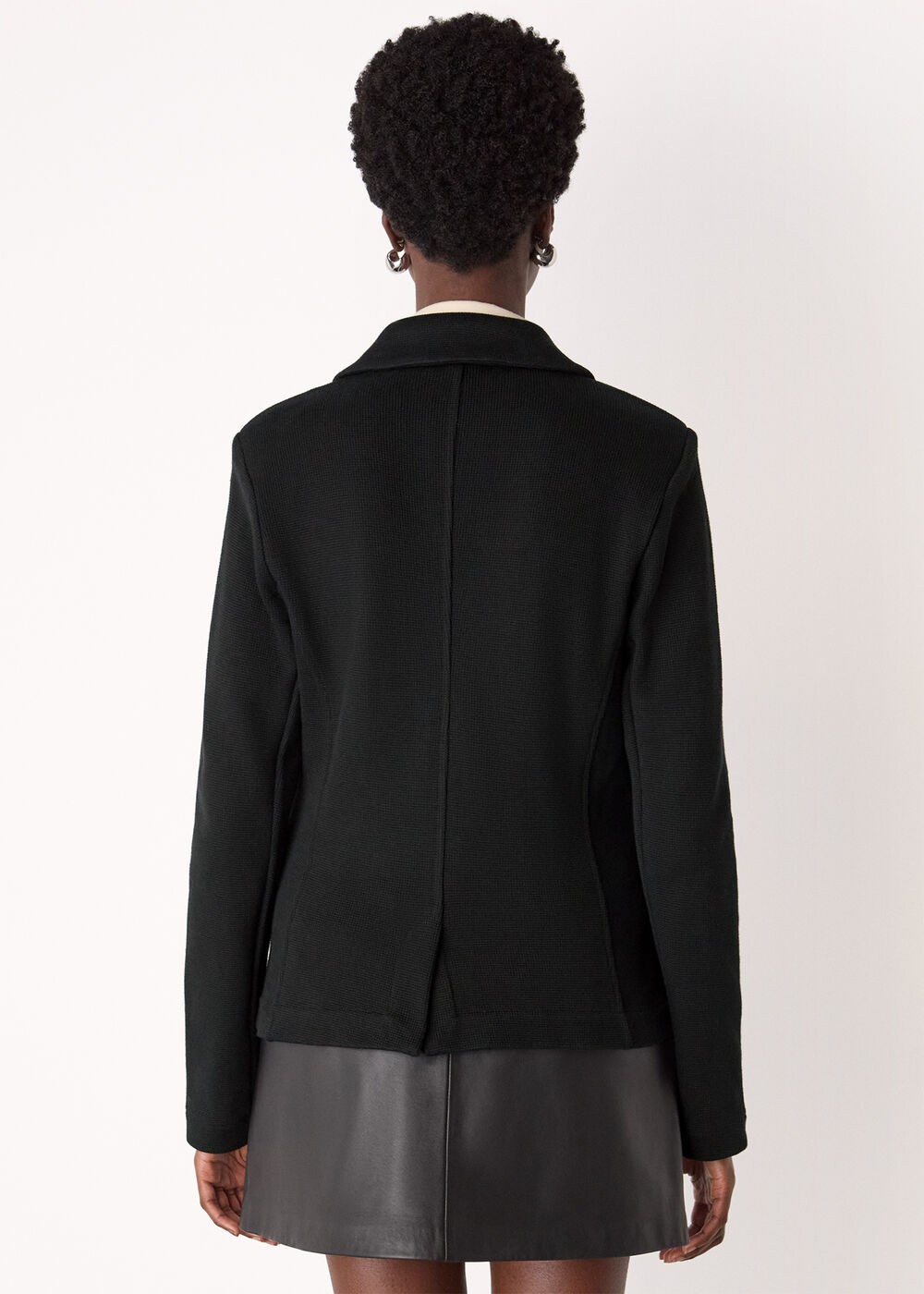 Slim Jersey Jacket — styling view