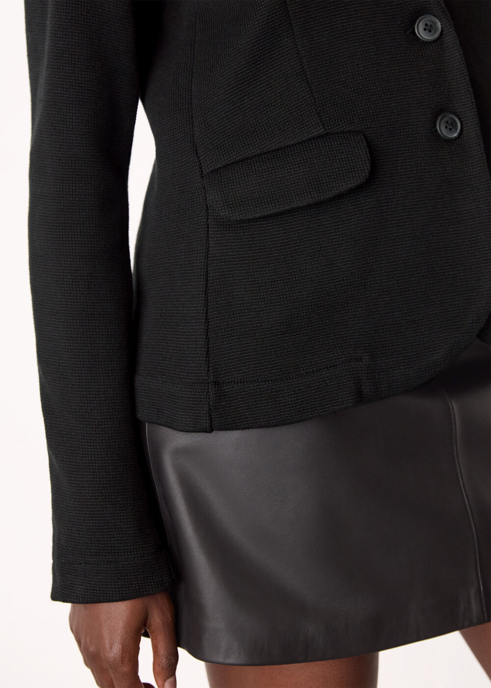 Slim Jersey Jacket — detail view