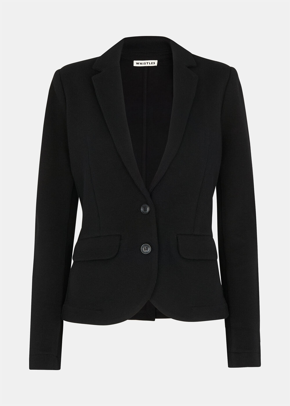 Slim Jersey Jacket — closeup detail