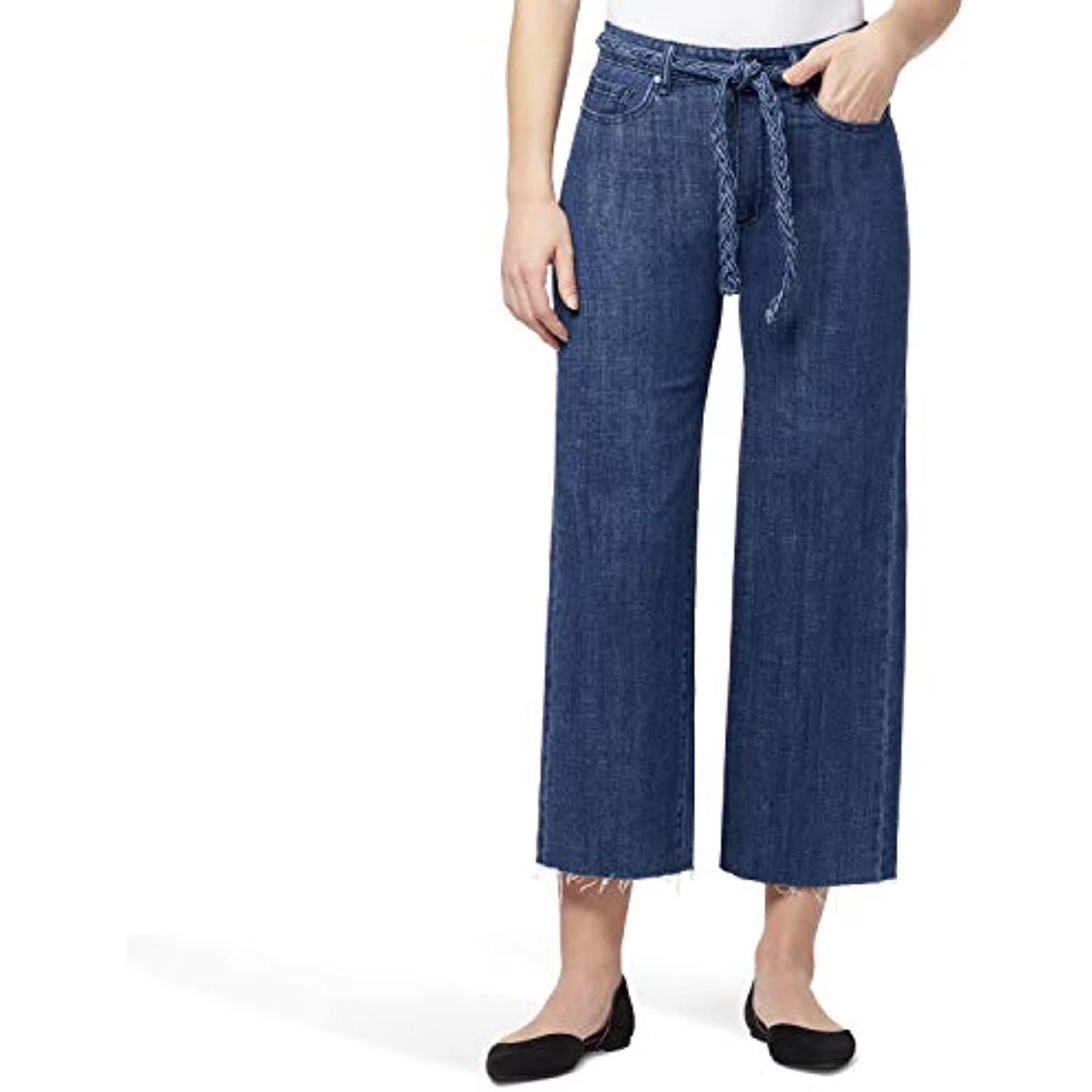High-Rise Wide-Leg Cropped Jean
