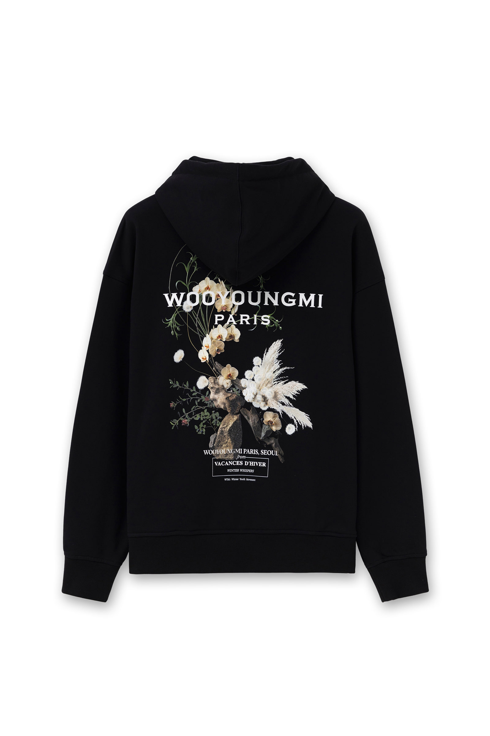Flower Back Logo Hoodie