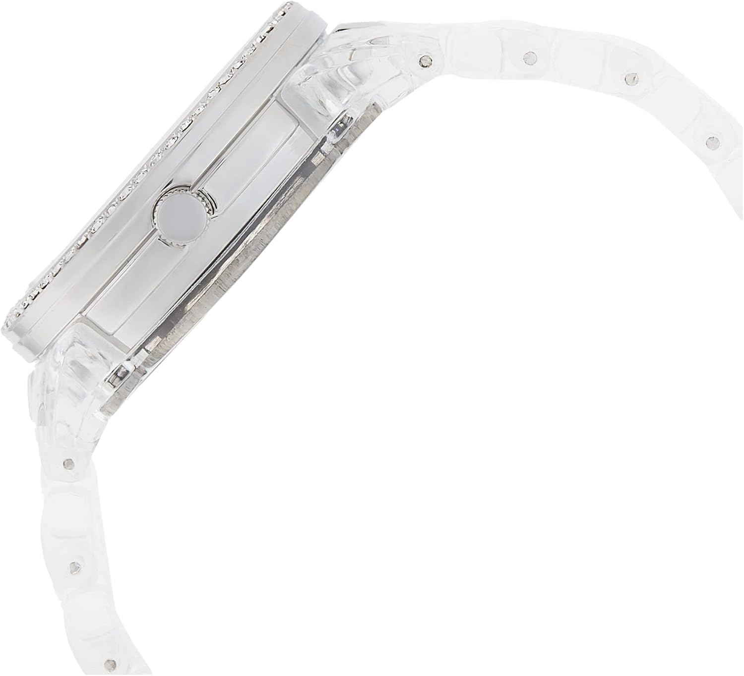 Crystal Bezel Clear Resin Watch