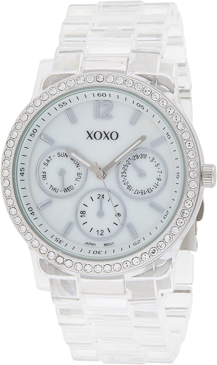 Crystal bezel closeup