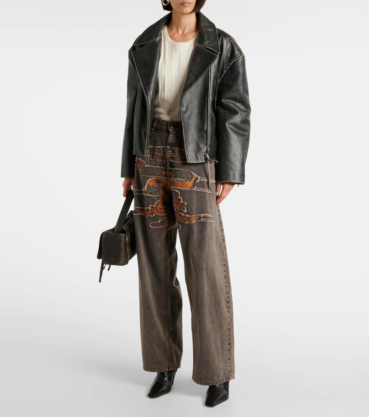 Evergreen Mid-Rise Wide-Leg Jeans