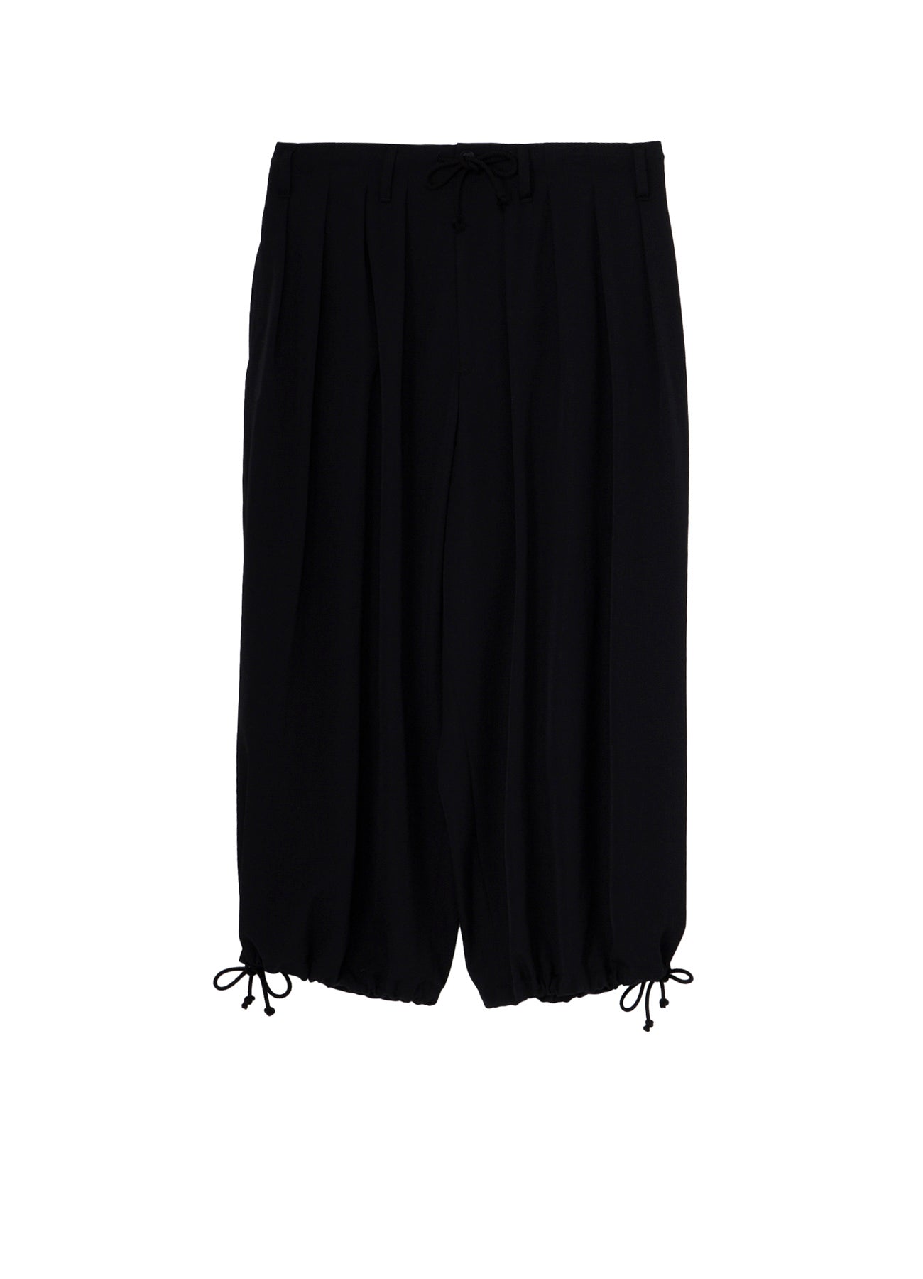 Wool Gabardine Balloon Pants