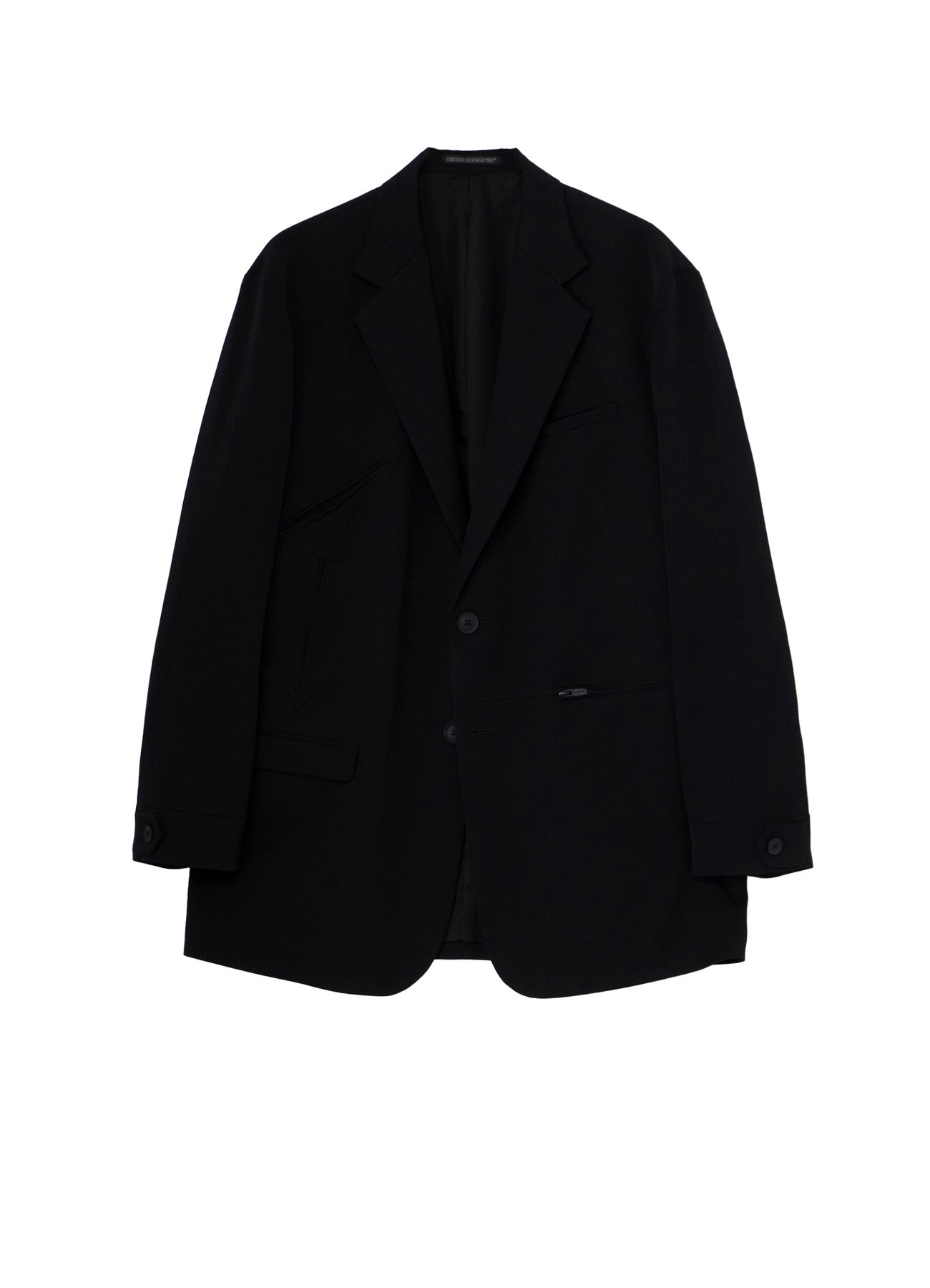 Wool Gabardine Notch Jacket