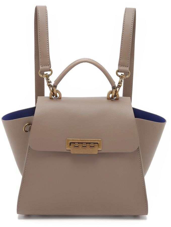 taupe backpack view