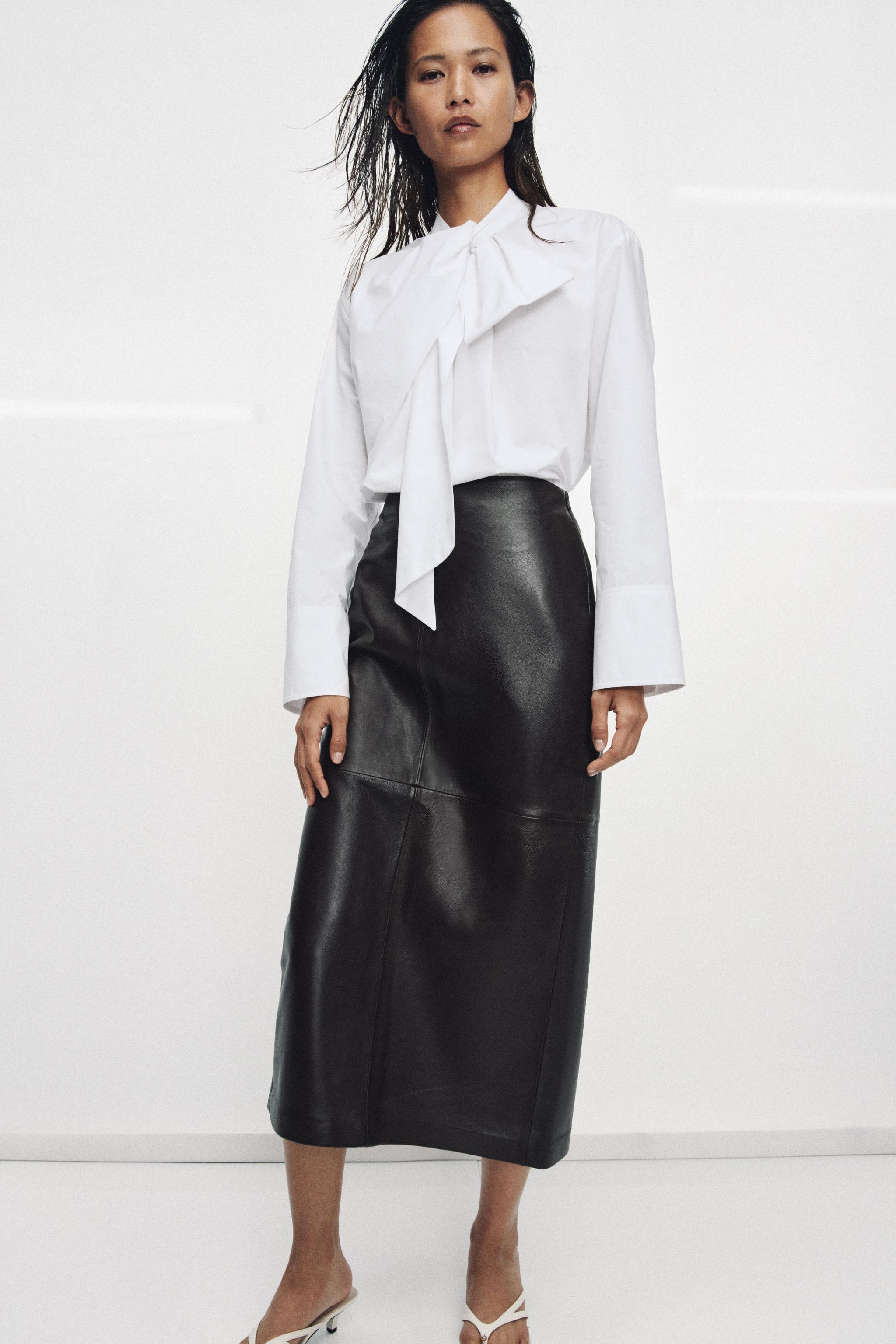 Tied Poplin Shirt ZW Collection
