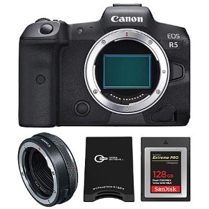 Canon EOS R5 Mirrorless Camera 128GB Card