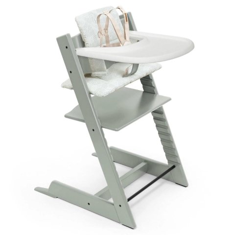 Stokke Tripp Trapp High Chair with Cushion and Tray Glacier