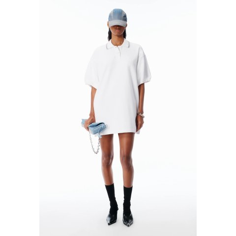 Alexander Wang alexanderwang Polo Cotton Minidress White