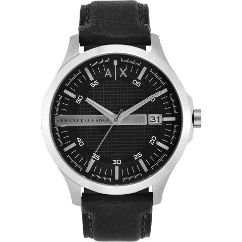 Armani Exchange Men's Watch Three-Hand Date Stainless Steel Band