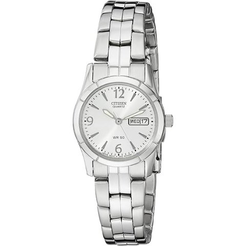 Citizen Quartz Women's Watch EQ0540-57A Silver-Tone