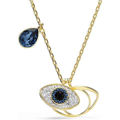Swarovski Symbolica Pendant Blue Gold-Tone