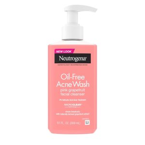 Neutrogena Oil-Free Acne Wash Pink Grapefruit Facial Cleanser with Salicylic Acid 9.1 fl oz