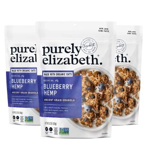 Purely Elizabeth Blueberry Ancient Grain Granola Gluten-Free 12oz Pack of 3