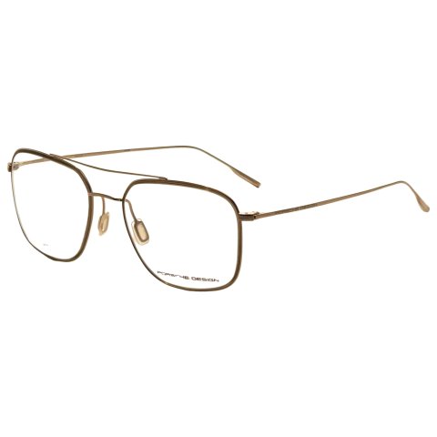 Porsche Design Men's Gold Square Optical Frames