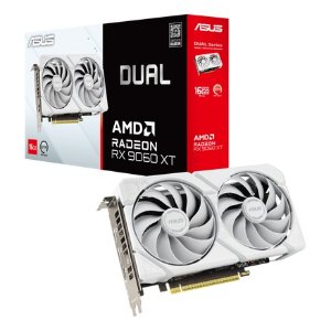 ASUS Dual RX 9060 XT White 16GB GPU