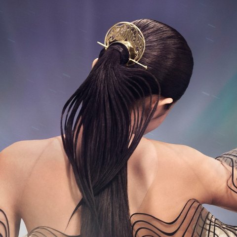 Aveda Lagoon Nebula Hair Cuff | Limited-edition Aveda x Iris van Herpen | Aveda