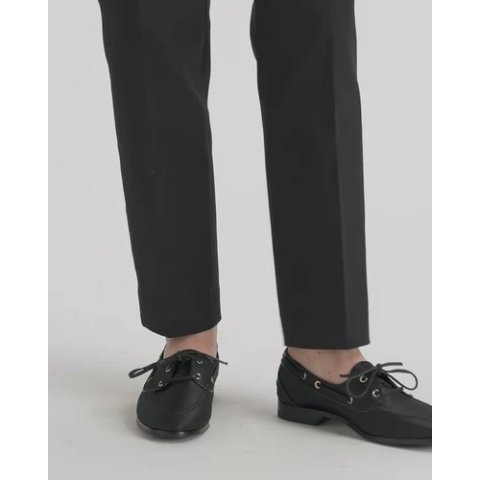 Bally Plume Moccasin Black Fabric