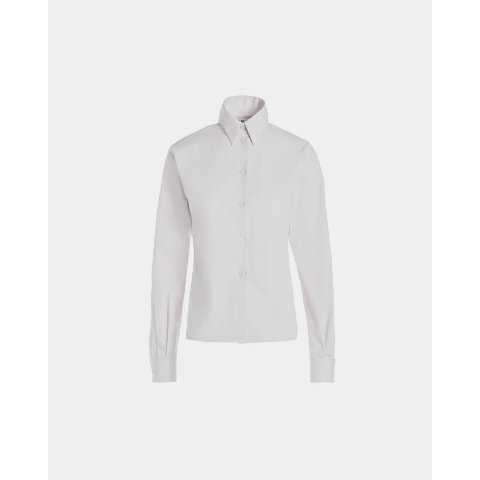 Bally White Cotton Long Sleeve Shirt