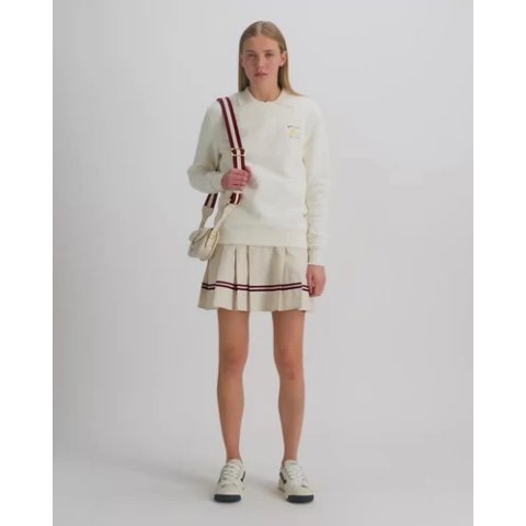 Bally Beckett Minibag Ivory Perforated Leather