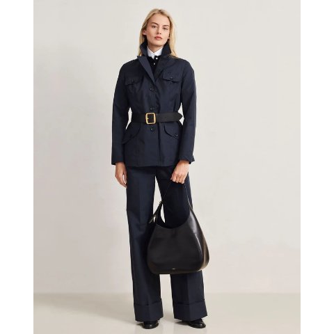 Bally Althea Hobo Bag Black Leather
