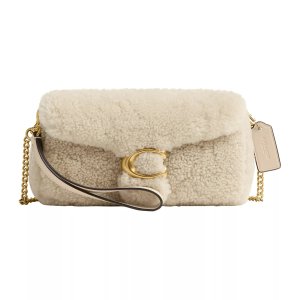 COACH Tabby Chain Crossbody Bag 19 in Shearling