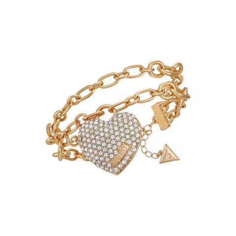 Guess GUESS Crystal Heart Bracelet
