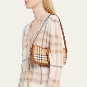 Burberry Check Buckle Shoulder Bag