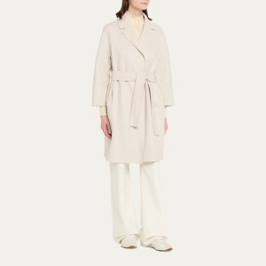 Max Mara Arona Wool Wrap Coat