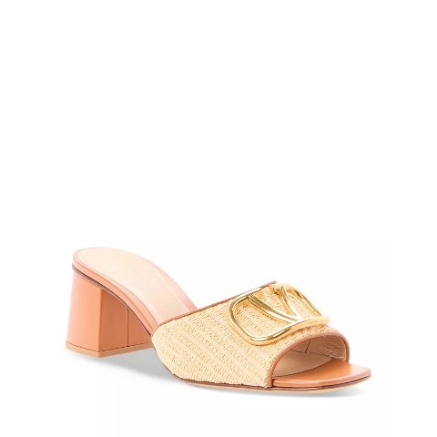 Valentino Garavani VLogo Women's Raffia Sandals