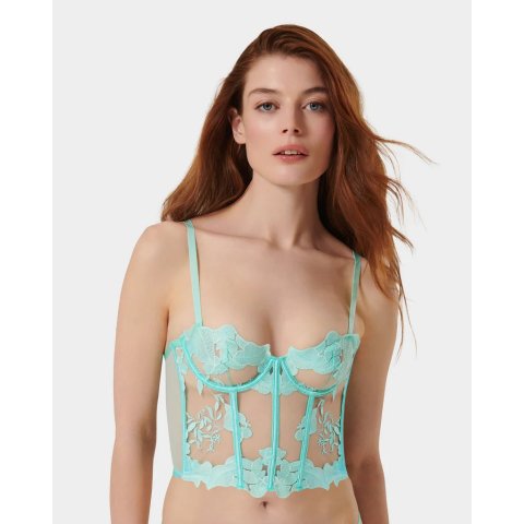 bluebella Serenity Wired Bustier Blue