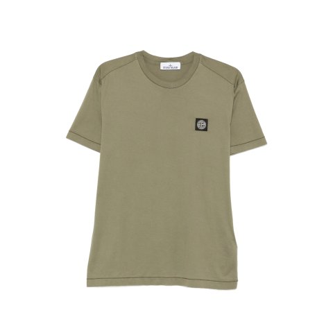 Stone Island Compass Logo Patch T-shirt White