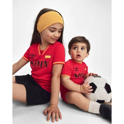 Carter's Umbro Spain Jersey Skort Set Red/Yellow/Black
