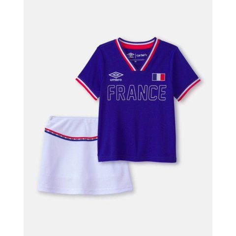Carter's Umbro France Toddler Girl Jersey Skort Set Blue/Red/White
