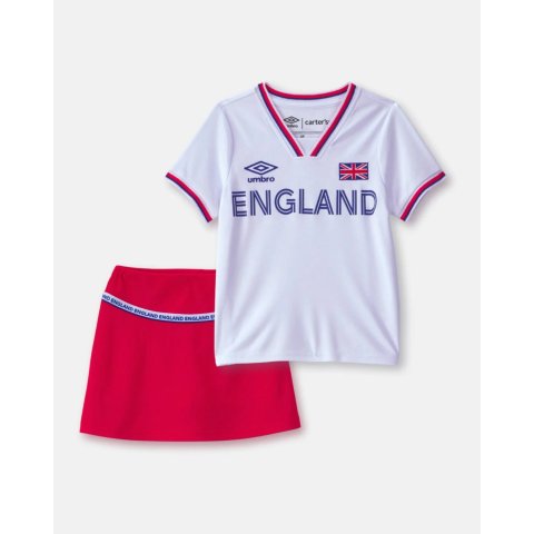 Carter's Umbro England Toddler Girl Jersey & Skort Set Red/White