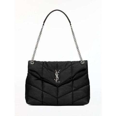 Saint Laurent Loulou Puffer Medium Shoulder Bag – Cettire