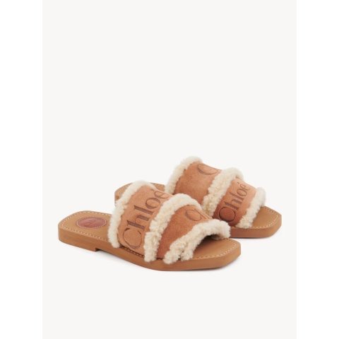 Chloe Woody Mule Brown