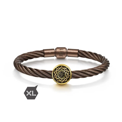 Chow Sang Sang Black Diamond Charm Pure Gold Cool Black