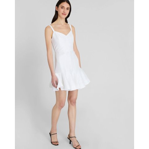Club Monaco Fluted Hem Mini Dress