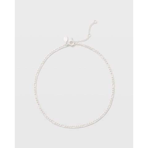 Club Monaco Silver Short Figaro Chain