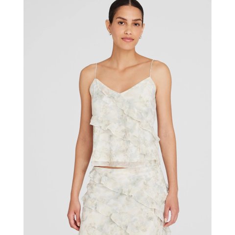 Club Monaco Ruffle Front Cami